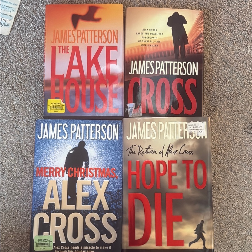 James Patterson Alex Cross hardcover Book Set -